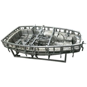 قالب تشكيل دوار لهيكل القارب