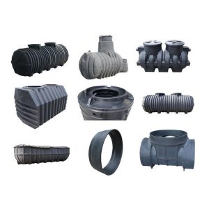 خزان مياه تحت الأرض مصبوب بالدوران