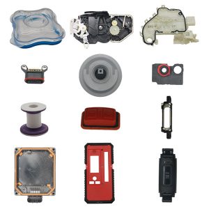 منتجات سيليكون مصبوبة بالحقن بلونين